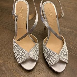 Badgley Mischka Jewel Embellished Evening Shoe
